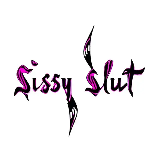 "Sissy Slut" "tribal" "pinstripes" "color"  tattoo design idea