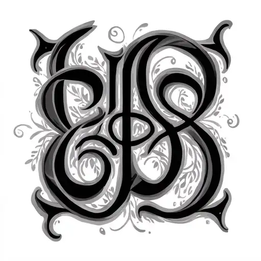 Two Word Ambigram Generator tattoo design idea