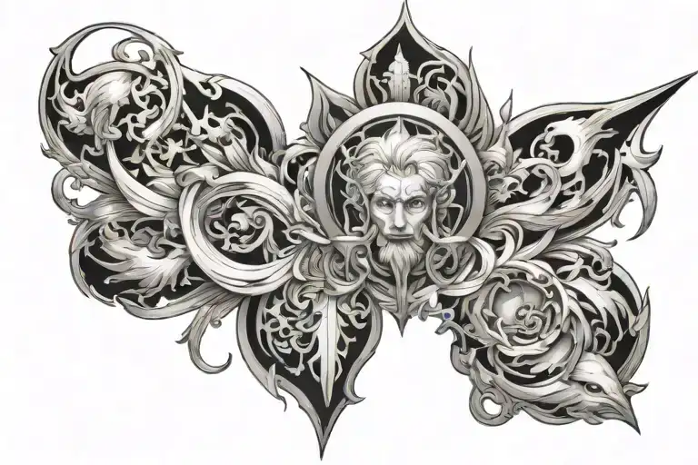 baium lineage 2 tattoo design idea