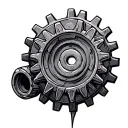 cog tattoo design idea