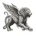 Chimera tattoo design idea