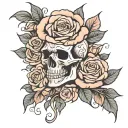 neo traditional different roses full arm sleeve design for men tattoo design idea
