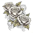neo traditional different roses full arm sleeve design for men tattoo design idea