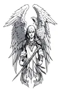 warhammer 40k Dark Angels tattoo design idea