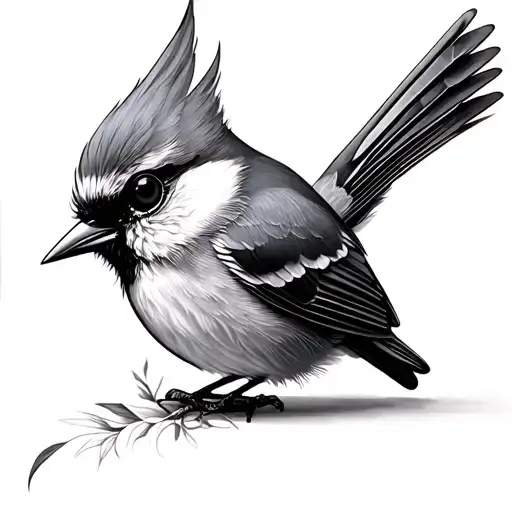 Songbird tattoo design idea