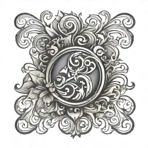 timeless ink logo tattoo design idea