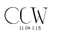 The letters CW and the date 11/04/15 for wedding anniversary  tattoo design idea