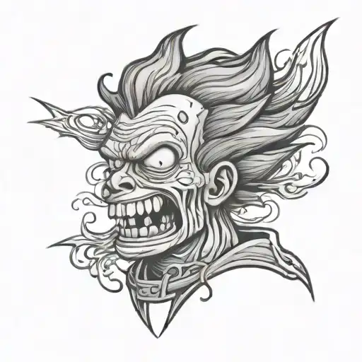 Bart tattoo design idea