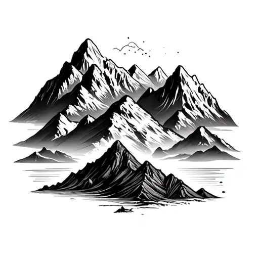 faith the size of a mustard seed can move mountains tattoo design idea