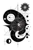 quantum geometry symbologies tattoo design idea