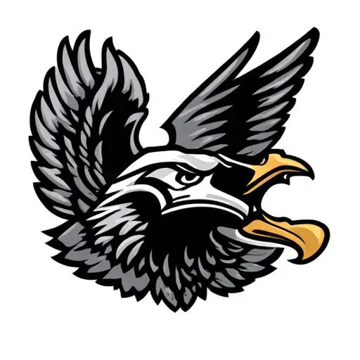 memorial university seahawks logo tattoo design idea