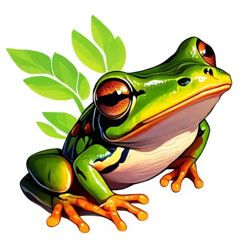 Brando Cheisa tattoo inspired frog tattoo design idea