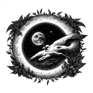 do not go gentle into that good night tattoo design idea