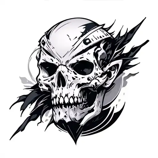 cybersigilism tattoo design, solo leveling tattoo design idea