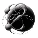 Quantum Entanglement tattoo design idea