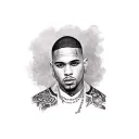 Chris Brown tattoo design idea