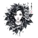 norigae tattoo design idea