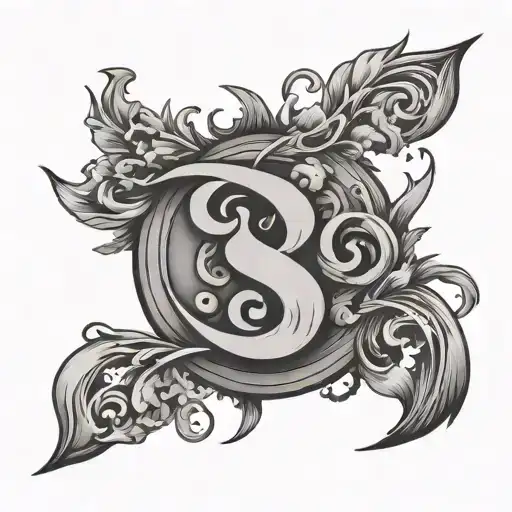 sigma text tattoo design idea