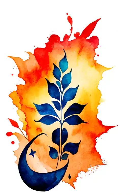 arabic tattoo design idea