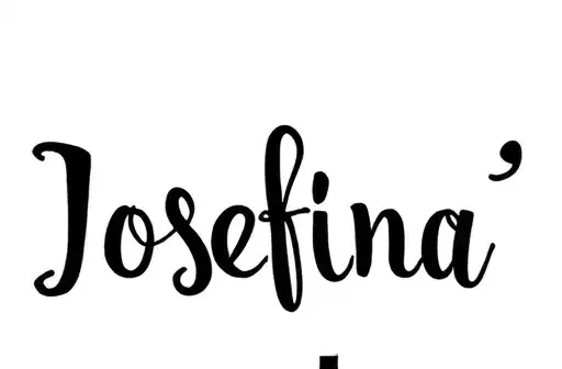 "Josefina 
" tattoo design idea