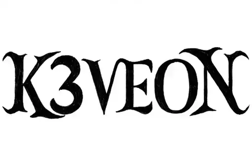 "K3VEON" Holland Lop tattoo design idea