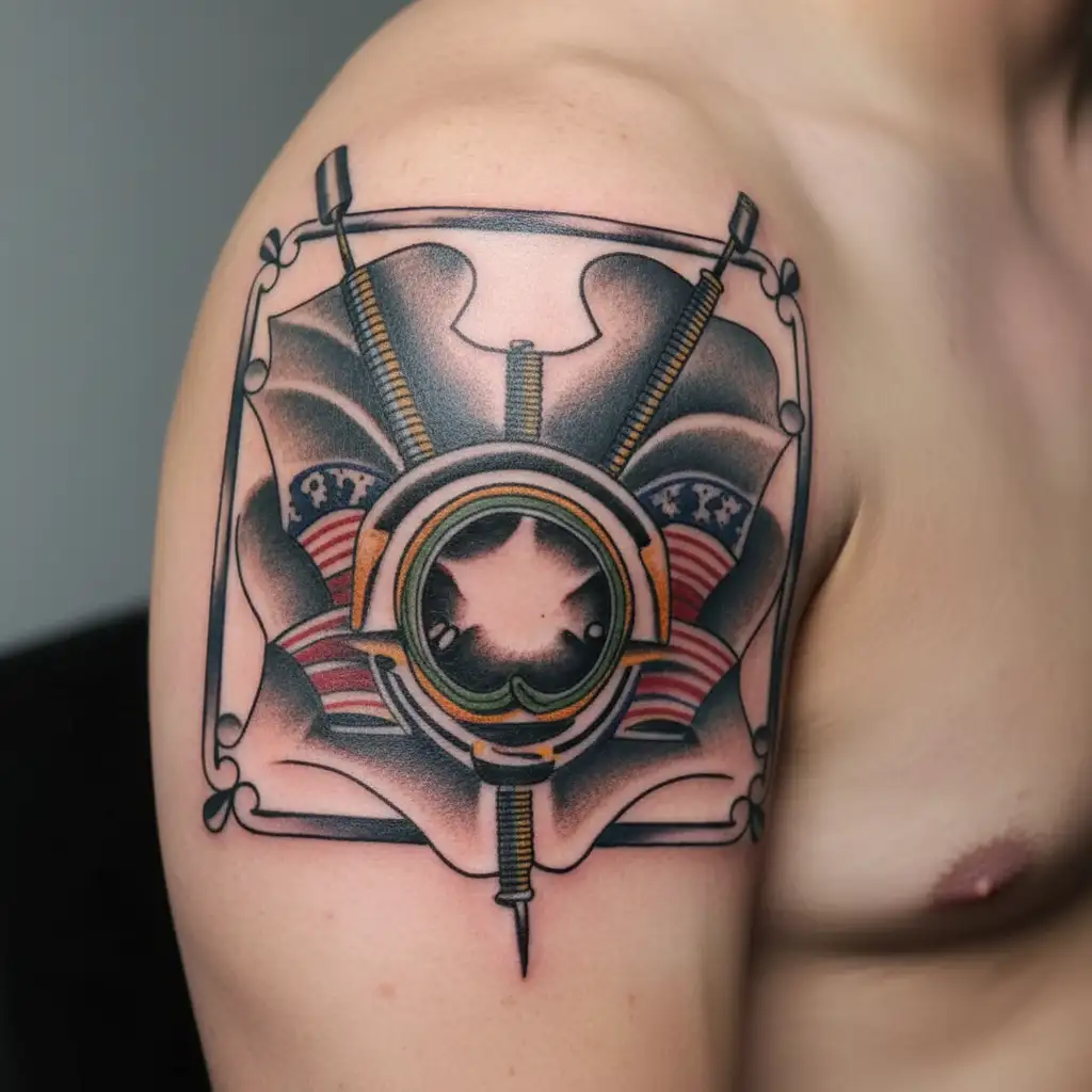 motorcycle welder tools tattoo design idea