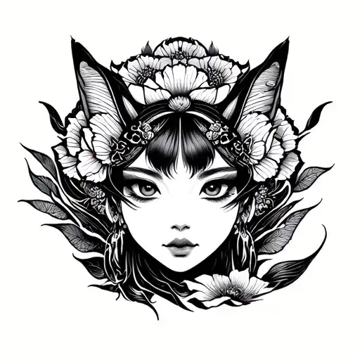 Korean tattoo design idea