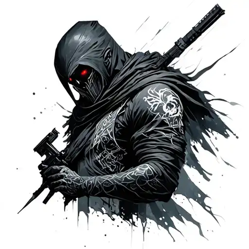 apex legends wraith tattoo design idea