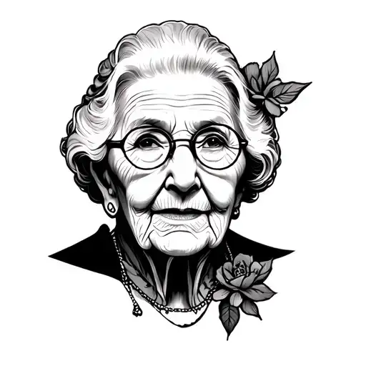 Rip Grandma tattoo design idea