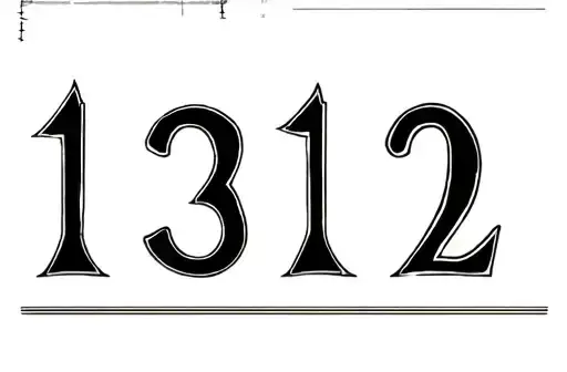 "1312" tattoo design idea
