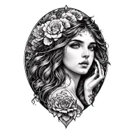 Virgo Maiden tattoo design idea