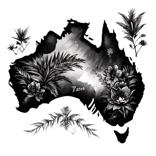 Australia tattoo design idea