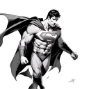 Superman tattoo design idea
