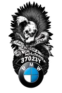 bmw logo into my body, something around that represent no risk means no story, 17.09.2005 in roman numbers tattoo design idea