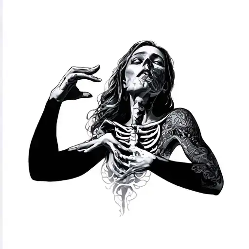 Dissociative Identity Disorder tattoo design idea