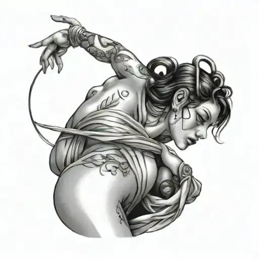 nude woman bdsm tattoo design tattoo design idea