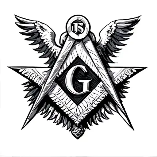 Knight of the Masonic Symbolic Masonic Temple of Constantine tattoo design idea