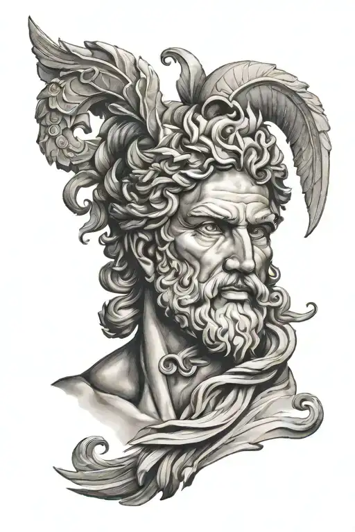 greek gods minimal tattoo tattoo design idea