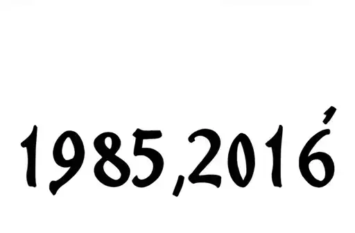 "1985 2016
" tattoo design idea