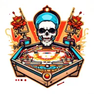 pinball  tattoo design idea