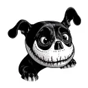 zero dog from nightmare before Christmas  tattoo design idea