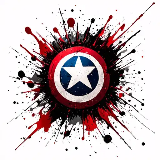 winter soldier tattoo design idea