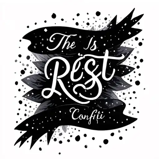 The Rest Is Confetti tattoo design idea