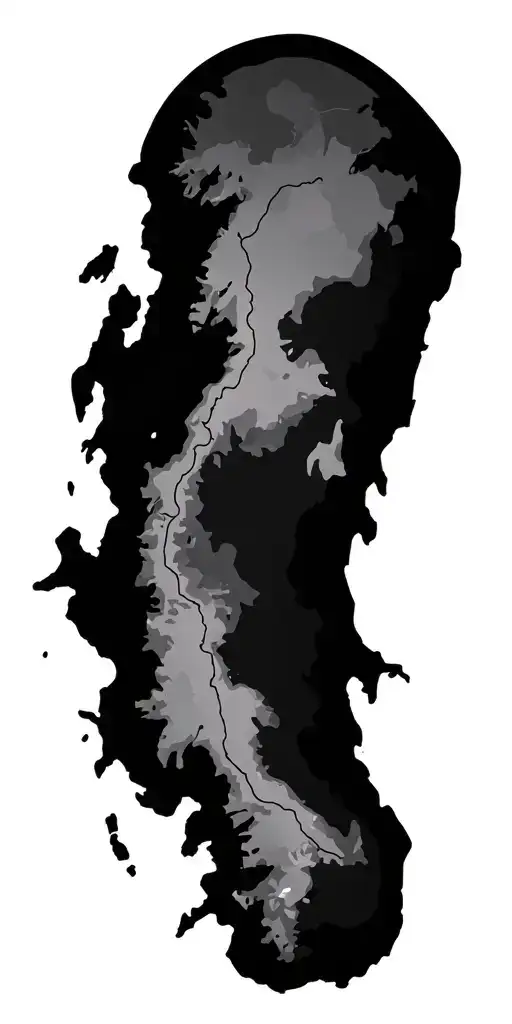 Thimble Islands, CT map tattoo design idea