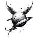 Filler Space tattoo design idea