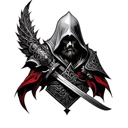 assassin's Creed Valhalla tattoo design idea