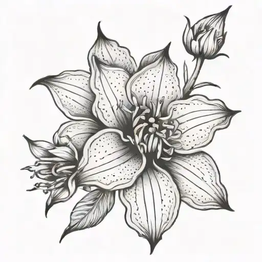 Belladonna tattoo design idea