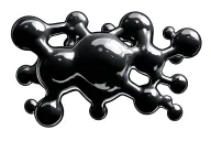 testesterone molecule structure tattoo design idea