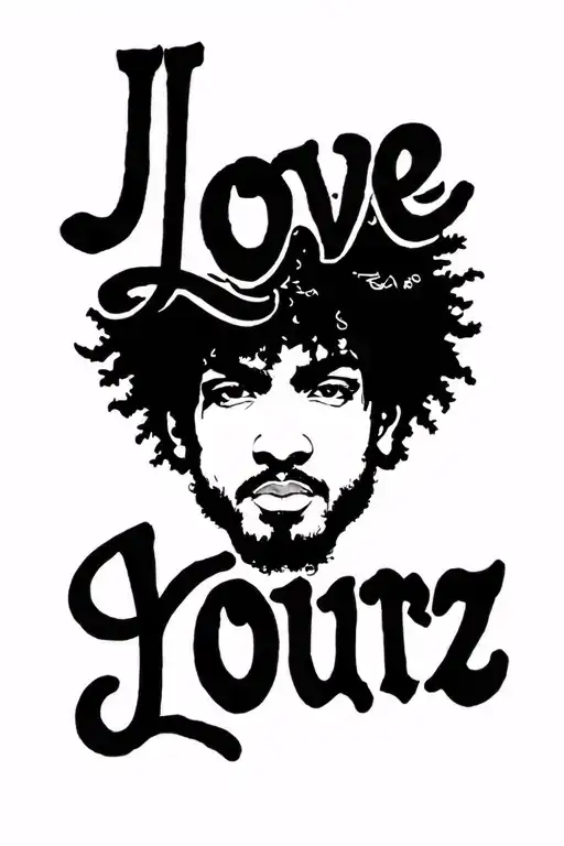 j cole love Yourz tattoo design idea