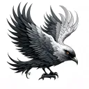 Firebird tattoo design idea